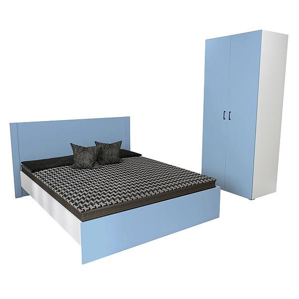 Set JUMBO (J64 + J4) - Carcasa: PAL Alb - Fete: PAL Surf Blue - Tablie: Netapitata