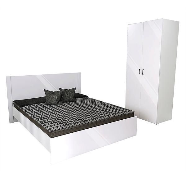 Set JUMBO (J65 + J4) - Carcasa: PAL Alb - Fete: MDF Lucios Alb - Tablie: Netapitata