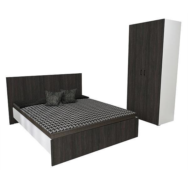 Set JUMBO (J65 + J4) - Carcasa: PAL Alb - Fete: PAL Lemn Antracit 1 - Tablie: Netapitata