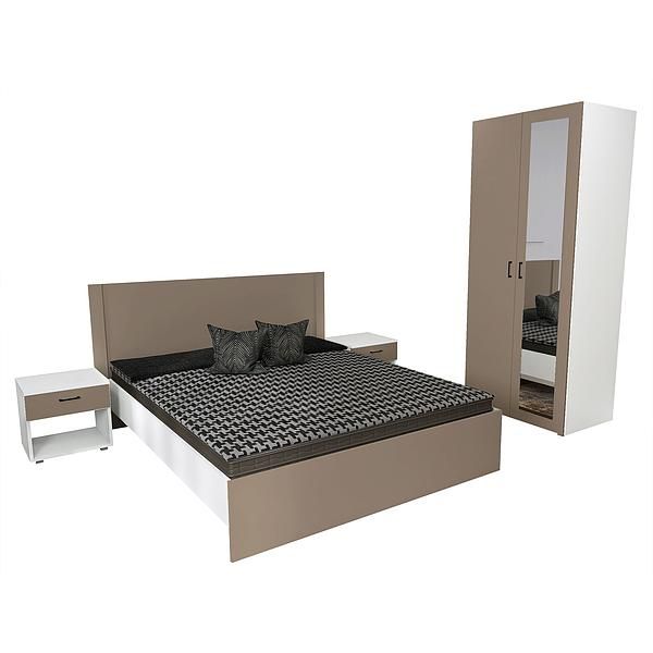 Set JUMBO (J64 + 2xJ51 + J4 + O) - Carcasa: PAL Alb - Fete: PAL Capucino 1 - Tablie: Netapitata