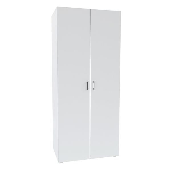Dulap JUMBO 4 rafturi 90x211x57 - Carcasa: PAL Alb - Fete: PAL Alb 1