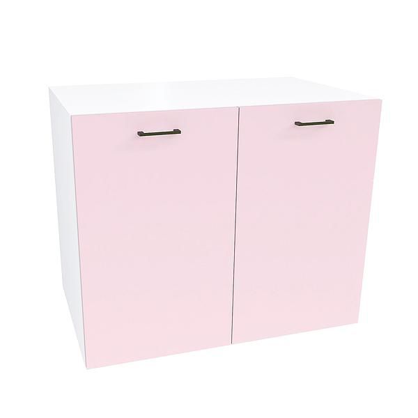 Comoda JUMBO 1 raft 90x73x57 - Carcasa: PAL Alb - Fete: PAL Marshmallow 