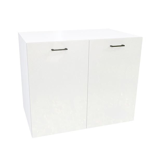 Comoda JUMBO 1 raft 90x73x43 - Carcasa: PAL Alb - Fete: MDF Lucios Alb