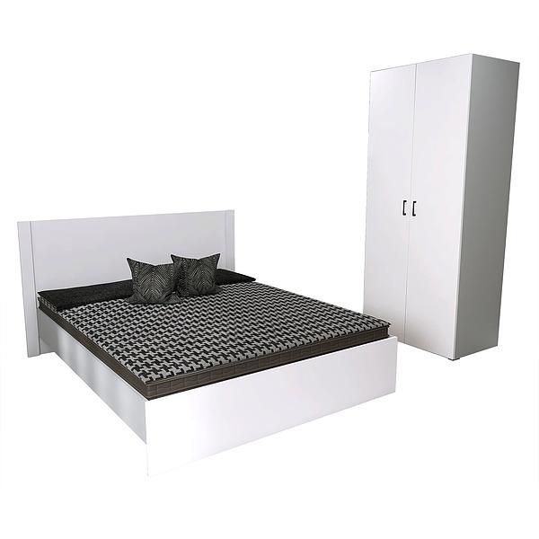 Set JUMBO (J65 + J4) - Carcasa: PAL Gri piatra - Fete: PAL Alb 1 - Tablie: Netapitata