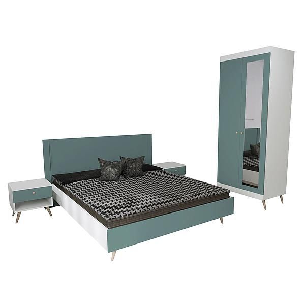 Set scandinav THOR (T64 + 2xT51 + T4 + O) - Carcasa: PAL Alb - Fete: PAL Amurg - Tablie: Netapitata