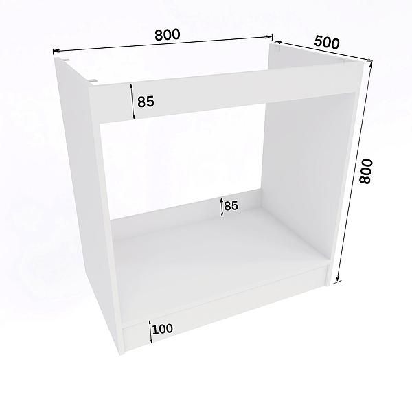 Masca chiuveta START 80x80x50