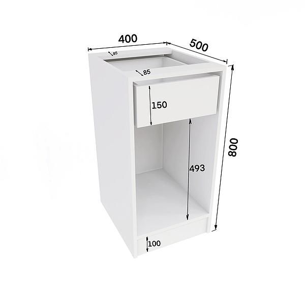 Corp baza 1 usa si 1 sertar START 40X80X50