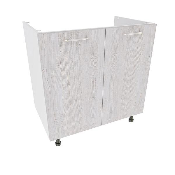 Masca chiuveta 2 usi DOMINO 80X82X53 - Fete: PAL Lemn Alb 