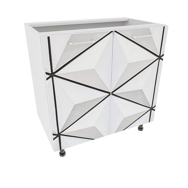 Corp baza 2 usi DOMINO 80X82X53 - Fete: PAL Printat