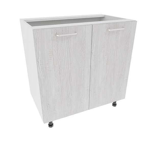 Corp baza 2 usi DOMINO 80X82X53 - Fete: PAL Lemn Alb 