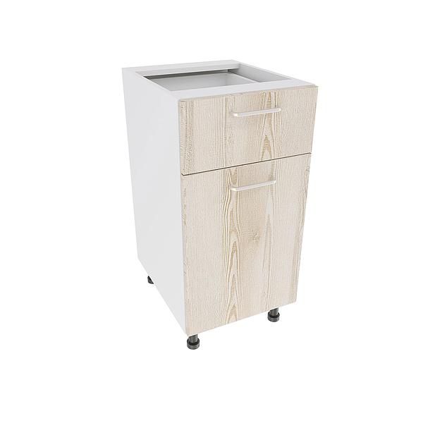 Corp baza 1 usa si 1 sertar DOMINO 40X82X53 - Fete: PAL Pin Crem 1