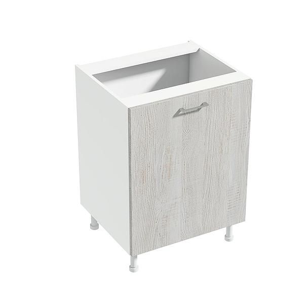 Corp baza 1 usa si 1 raft CHARM 60x84x54.3 - Fete: PAL Lemn Alb 