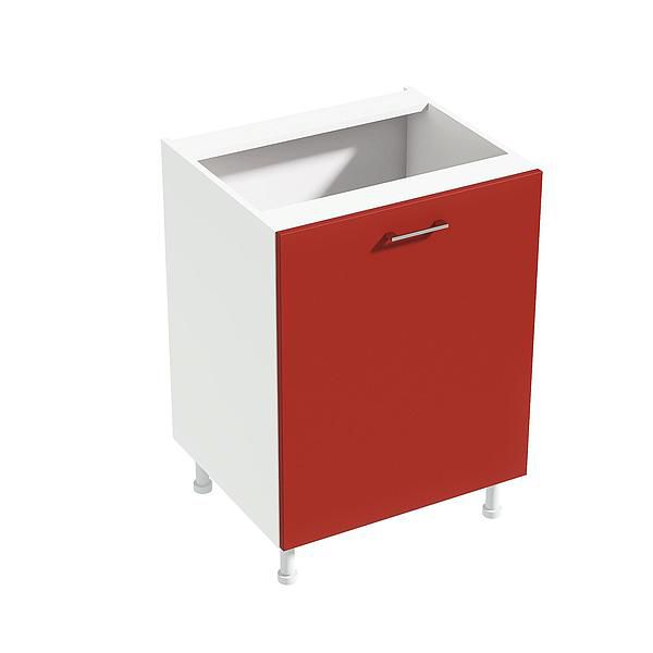 Corp baza 1 usa si 1 raft CHARM 60x84x54.3 - Fete: PAL Rosu Ceramic