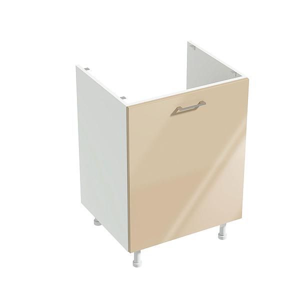 Masca chiuveta 1 usa CHARM 60x84x54.3 - Fete: MDF Lucios Crem