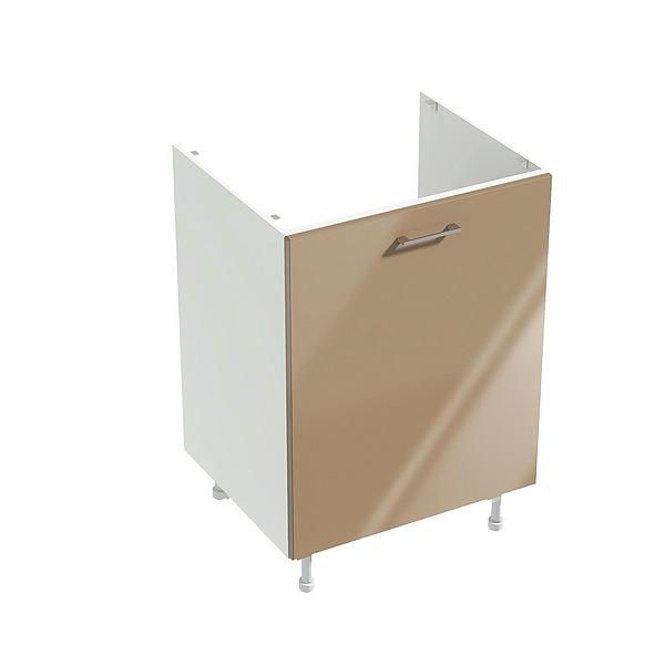 Masca chiuveta 1 usa CHARM 60x84x54.3 - Fete: MDF Lucios Capucino